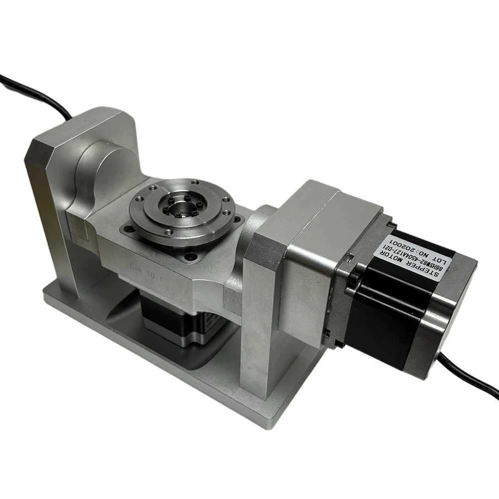 CNC Rotary 4th A Axis C Axis Dividing Index Head Harmonic Gearbox Ratio 10:1