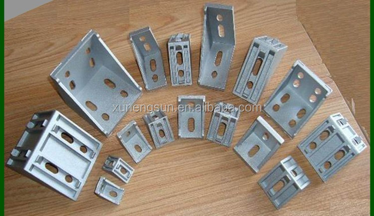 Industrial Stamping Process Metal Furniture Corner Brace for Wooden Furniture