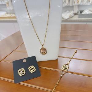 Wholesale 14K Gold Vintage Crystal Necklace And Earring Set For Prom Bridal And Bridesmaids from china suppliers