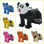 60W Animal Electric Scooter , Motorized Plush Animal Scooters For Kids OEM