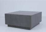 Large Square Coffee Table Wood Modern Style