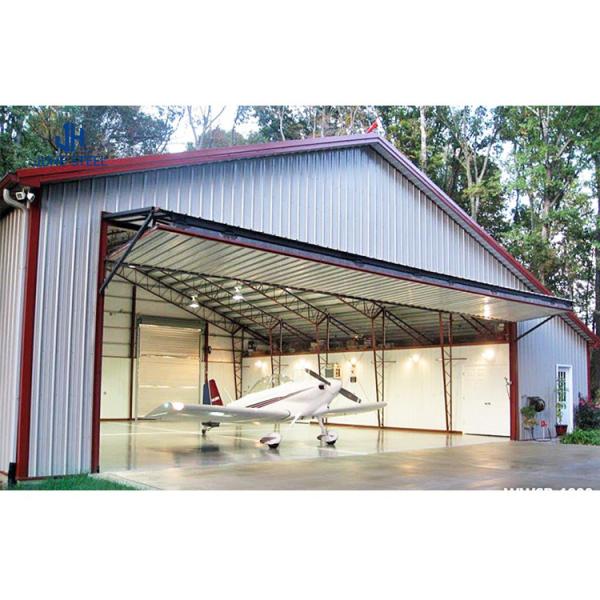 Mobile Aircraft Hangar Steel Structure Building with Aluminum Alloy Window