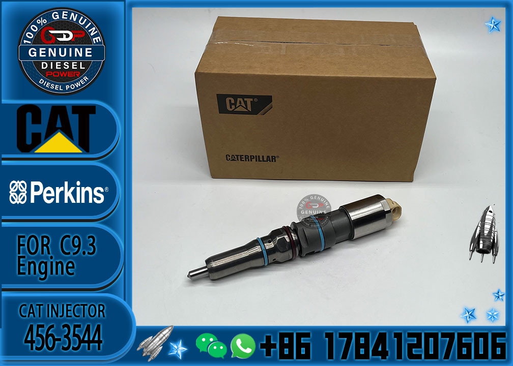 Diesel Fuel Common Rail Injector For456-3493 4563493 456-3544 20R-5079 for C9.3 Cat Excavator 336E 336F C7 Diesel Engine