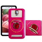 Universal Finger Grip Leather Phone Cases For Samsung Huawei Mobicel Maxfone