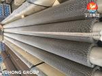 ASTM A312 TP304H Welded Helical Serrated Finned Tubes For Economizer Boiler