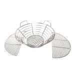Round 500MM SS430 Kick Charcoal Ash Basket For Kamado Joe