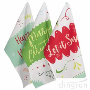 Wholesale Christmas Holiday Dish Towels Kitchen Towels Hand Towels For Home Gift from china suppliers