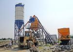 Compact Mini Concrete Batch Plant , 50m3/H Stationary Portable Batching Plant