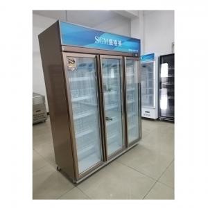 Wholesale Modern Sliding Glass Door Beverage Cooler showcase Sliding Door Commercial Refrigerator from china suppliers