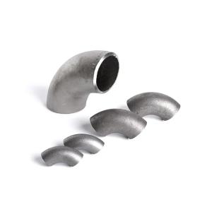 Wholesale Elbow Stainless Steel Butt Welding AISI ASTM 304 32750 31803 C276 Silver 2 3 4 6 8 Inch SCH40 Fittings from china suppliers