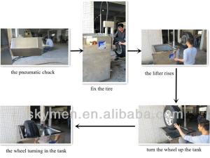 Customized Tyre Cleaning Machine Ultrasonic Engine Cleaner 453.6L