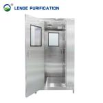 1400 x 2000 x 2150 Clean Room Air Shower With Stainless Steel Air Nozzles