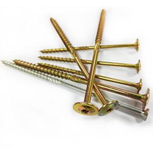 Wholesale Self Tapping Chipboard Screw 17 Truss Wafer Head Torx Slotted Chipboard Wood Screw from china suppliers