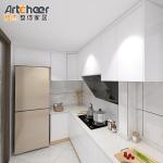 Base Cabinets Pvc High Gloss Modern Corner Kitchen Cabinet With Competitive