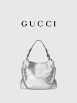 Gucci Blondie Small Tote Bag Luxury Silver White Branded Ladies Handbag