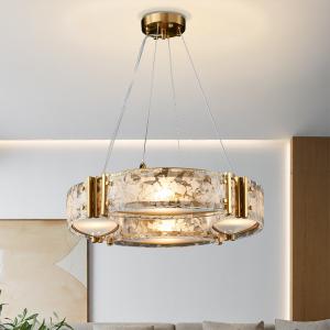 Wholesale Modern living room home decor kitchen round glass hanging lamp nordic chandelier lighting(WH-MI-316) from china suppliers
