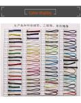 60g Weight Multi Colors Round Waxed Thread for Universal Hand Knitting Jewelry