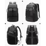 Waterproof Custom Black Oxford Office Laptop Bags Fit 17 Inch Laptop Backpack