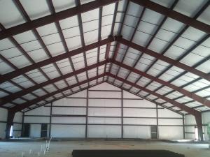 Wholesale Structural Steel Frame Large Workshop Buildings Curved Roof from china suppliers