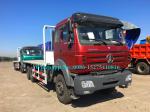 Red color Beiben 6x6 2638PZ 30Ton 380hp10 wheeler Cross country Container Flat