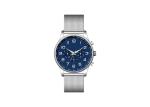Mesh Band Quartz Stainless Steel Watch 50 Meter Water Resistant Screw Crown