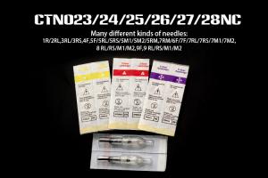 Wholesale Disposable Stainless Steel Permanent Makeup Needles , Tattoo Shading Needles from china suppliers