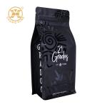 Moisture Proof 15oz Flat Bottom Coffee Bags Stand Up Zipper Bags Fit For Coffee
