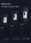 White Liquid Gel Hand Sanitizer Automatic Soap Dispenser Wall Mounted