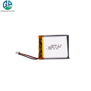 Wholesale Long-Lasting Lipo 603443 Battery 3.7v 900mAh Battery Lithium Polymer Rechargeable Battery For Ipod Classic Products from china suppliers