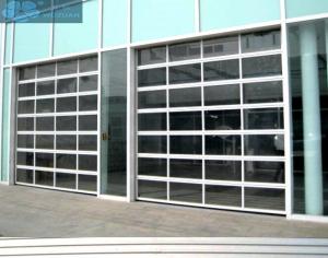 Wholesale Electric Sectional Overhead Folding 5mm Glass Panel Garage Door from china suppliers