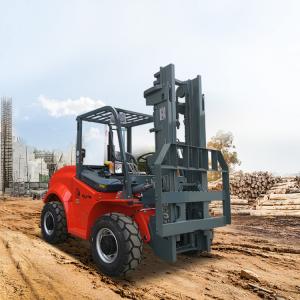 Wholesale 4WD 78KW Articulated Forklift Truck Manufacturer with Yunnei Engine from china suppliers