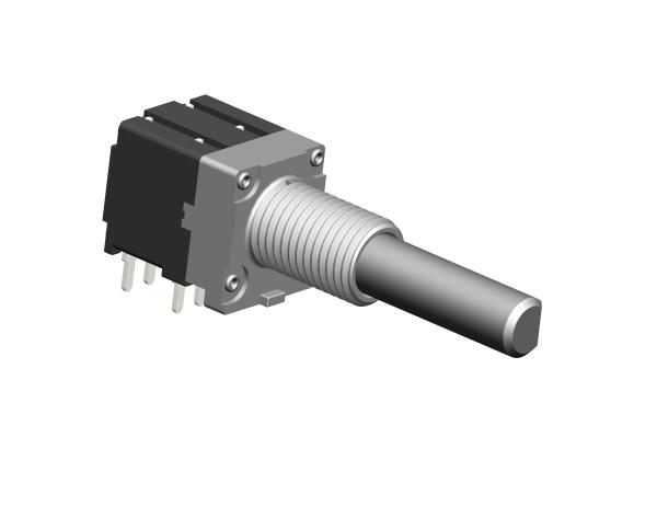 RE104 Incremental Rotary Encoder 10mA 5V DC Metal Shaft 25mm for Music