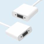 Gold Plated Male To Female HDMI Adapters For Computer White Color