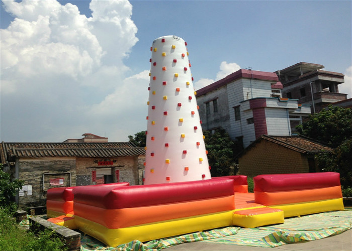Manufacturer Inflatable Climbing Mountain Rock Climbing Wall With Fence Around
