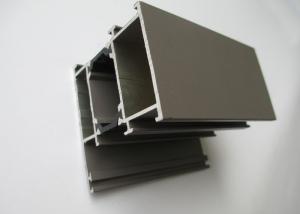 China OEM / ODM Brown Aluminium Sliding Door Profiles Environment Protection on sale