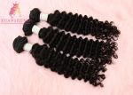 Unprocessed Peruvian Virgin Human Hair Deep Wave Hair Weft For Women
