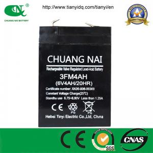 China Electric Scale Battery 6V4AH Sealed Lead Acid Battery, VRLA/AGM/Mainenance Free/UPS Battery on sale