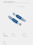 40mm Steel Minifix Connecting Bolts With Plastic Dowel, flat pack furniture