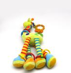 Customized Logo Baby Plush Toy Lathe Hanging Newborn Giraffe Gum Ring Puzzle