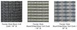 Original Ampeg Speaker Cabinet Grill Cloth, Black/Silver 59" Widt Guitar AMP