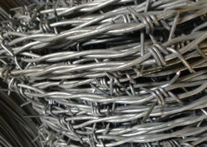 Wholesale 12 # x 14 # Electric Galvanized Barbed Wire for Farm Fencing from china suppliers