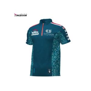 Wholesale All Over Print Racing Teamwear Polo Shirt for Men OEM Designs S/M/L/XL from china suppliers