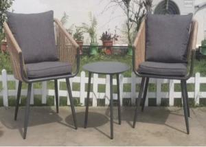 Wholesale KD Aluminum Garden Rattan Set Chair And Table Set from china suppliers