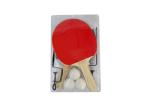 Rackets and Balls with Post Net Table Tennis Bats 7 Ply Poplar Wood Sponge