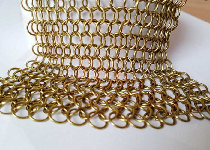 15mm Stainless Steel Ring Mesh Curtain Decoration For Indoor And Outdoor Architecture