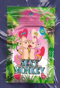 Wholesale Zipper Round Hole Mini k Bags 3g Sexy Monkey Laminated Botanical Sachet from china suppliers
