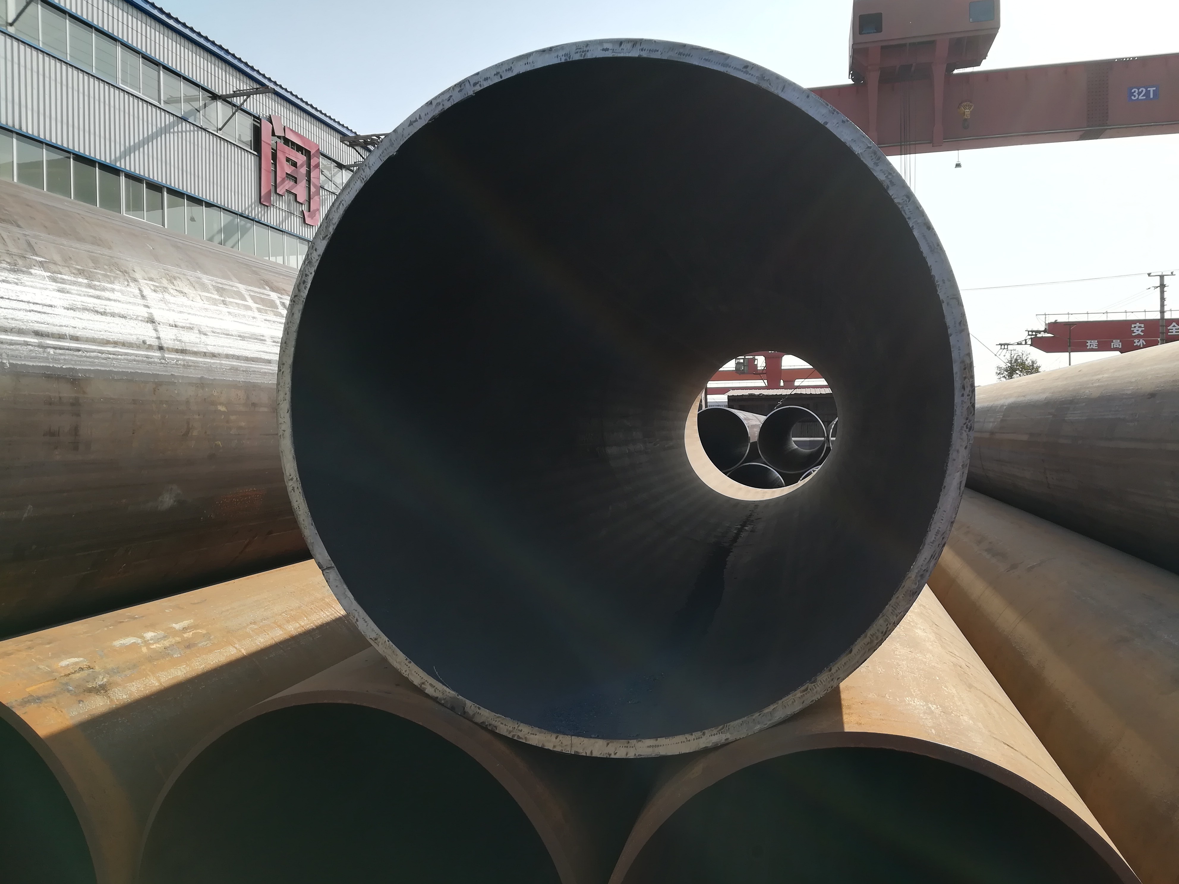 DIN1626 ASTM A53 S355JRH S355J2H Electric Fusion Welded Pipe