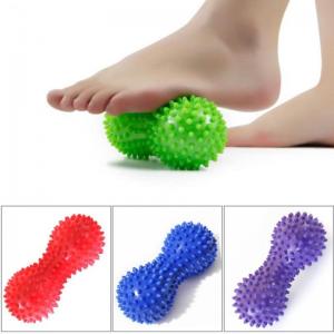 China Peanut Shape Shiatsu Foot Massager Yoga Fitness Ball PVC Material Size 150 * 70 * 70 Mm on sale