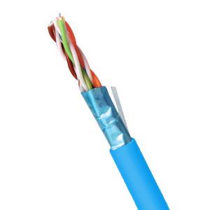 Wholesale 500MHz 23AWG FFTP CAT6A Cable Blue PVC Jacketed Cable FUTP Cable from china suppliers