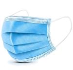 Bule And White 3 Layer Earloop Surgical Face Mask